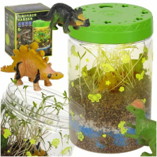 LED dinoszaurusz terrárium nevelőkészlet gyerekeknek, éjszakai lámpával oktatójáték