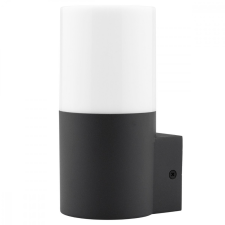 LED E27 IP44 homlokzati kerti fali lámpa 17cm Grafit DALLAS GOLDLUX (Polux) kültéri világítás