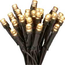 LED-es fényfüzér 240 melegfehér LED fekete kábellel 17,92 m kültéri izzósor