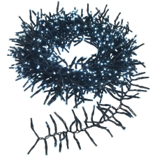  LED-es fényfüzér 768 hidegfehér LED fekete kábellel 5,5 m karácsonyfa izzósor