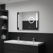 LED-es fürdőszobai tükör érintésérzékelővel 80 x 60 cm bútor