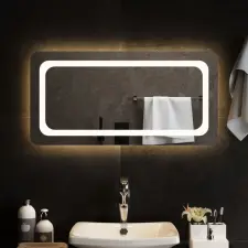  LED-es fürdőszobatükör 80 x 40 cm fürdőszoba bútor