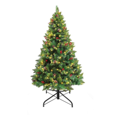  LED-es műfenyő melegfehér-100 LED-es, 120 cm műfenyő