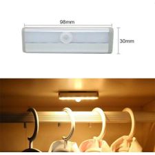 LED-es szekrényvilágítás meleg fényű, elemes világítás