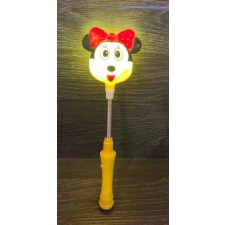 Led-es világító rugós Minnie egeres jogar jelmez kiegészítő játék SÁRGA jelmez