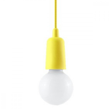 LED függő mennyezeti lámpa DIEGO E27 túlnyúló sárga SOLLUX világítás