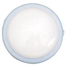 LED hajólámpa opál búrás, kerek 12W kültéri világítás