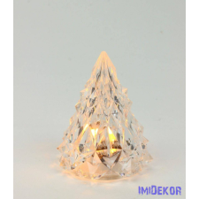  LED kristályos fenyőfa 8cm karácsonyfa izzósor