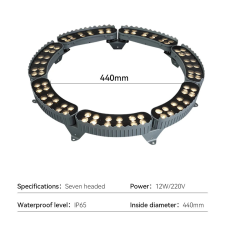  LED kültéri fa- és falmegvilágító lámpa kültéri világítás