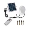  Led kültéri lámpa napelemes töltővel, kerek, 20W