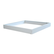 LED Labs LED panel kiemelő, falonkívüli beépítőkeret (60x60x6.5cm) lapraszerelt, csavaros világítás