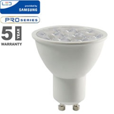  LED lámpa GU10 (6W/10°) hideg fehér, PRO Samsung világítás