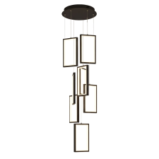  LED Lámpa LHJ089-7CP BLACK világítás