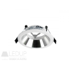 LED line ® downlight aluminium round white/silver