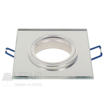LED line ® downlight glass square silver 90x15x5mm SLIM SMIRO világítás