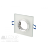LED line ® downlight glass square white 90x26x10mm frosted GLIKKA