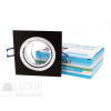 LED line LEDOM Downlight alu. square black brushed adjustable
