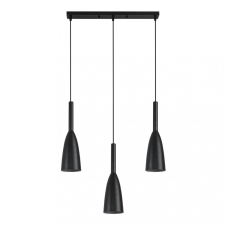 LED mennyezeti lámpa SOLIN 3xE27 Linear Modern Black Light Prestige világítás