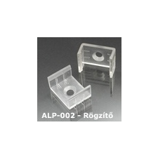 LED Profiles ALP-002 Tartó-, rögzítő elem LED profilhoz, műanyag villanyszerelés