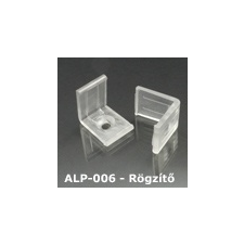 LED Profiles ALP-006 Tartó-, rögzítő elem alumínium LED profilhoz, fém villanyszerelés