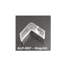 LED Profiles ALP-007 Tartó-, rögzítő elem alumínium LED profilhoz, fém villanyszerelés