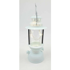  LED "olajlámpás" 14 cm magas - Fehér dekorációs kellék
