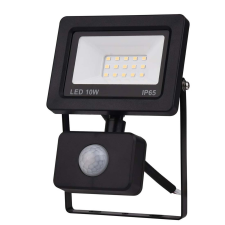 LED reflektor mozgásérzékelővel fekete Ecospot 10 W kültéri világítás