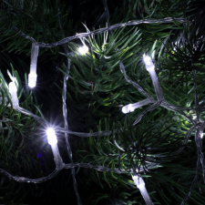  LED-s izzósor, időzítős, 4,9m, 4,5V karácsonyfa izzósor