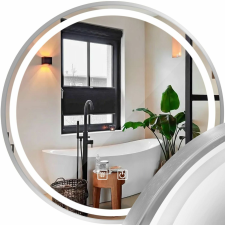  LED Tükör 80cm MMJ BRUSH SILVER fürdőszoba bútor