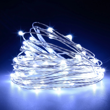  LED tündérfény égősor, napelemes világítás