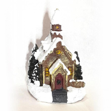  Ledes templom, mérete: 6x6,5x10 cm dekorációs kellék