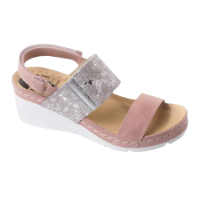 Ledi 107 Szandál púder/ezüst színű (40-es méret) női szandál