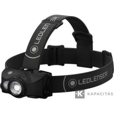 Ledlenser MH8 outdoor tölthető LED fejlámpa 600lm/200m, RGB, 1xLi-ion, fekete horgászkiegészítő