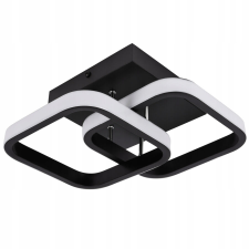 Ledlux LX-936 mennyezeti, oldalfali lámpa, 22W, fekete világítás