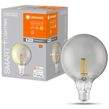 Ledvance Gmbh Ledvance Smart+ WIFI Globe124 filament LED E27, 6W, 540lm, 2500K, Smoke izzó