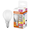 Ledvance Gmbh Osram E14 LED SStar kisgömb 5,5W 806lm 2700K melegfehér, szabályozható 320° opál - 60W izzó helyett