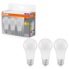 Ledvance Gmbh Osram E27 LED 10W, 1055 lm, 2700 K, melegfehér, opál műanyag-75 W normál izzó helyett, 3 darabos - Base Classic A