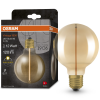 Ledvance Gmbh Osram E27 LED 2,2W, 120 lm, 2700 K, melegfehér, arany színű színű üveg-10 W izzó helyett - Vintage 1906 Classic Globe95 Gold filament
