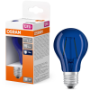 Ledvance Gmbh Osram E27 LED 2,5W, 10 lm, 9000 K, kék üveg-5 W normál izzó helyett - Star Classic A filament