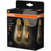 Ledvance Gmbh Osram E27 LED 6,5W, 725 lm, 2400 K, candlelight, dimmelhető, arany színű színű üveg-52 W izzó helyett, 2 darabos - Vintage 1906 DIM Classic Edison Gold filament
