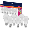 Ledvance Gmbh Osram E27 LED 8W, 806 lm, 2700 K, melegfehér, opál műanyag-60 W normál izzó helyett, 6 darabos - Value Classic A