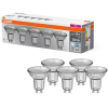 Ledvance Gmbh Osram GU10 LED 4,3W, 350 lm, 4000 K, hidegfehér, áttetsző üveg-50 W izzó helyett, 5 darabos - Base Spot PAR16