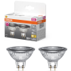 Ledvance Gmbh Osram GU5.3 LED 3,4W, 345 lm, 2700 K, melegfehér, dimmelhető, áttetsző üveg-35 W izzó helyett, 2 darabos, 2 darabos - Star Spot MR16