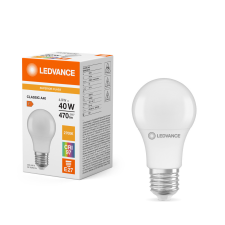 Ledvance LED izzó A60 E27 4,9W = 40W 470lm 2700K Meleg fehér LEDVANCE izzó