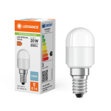 Ledvance LED izzó T25 E14 2.3W = 20W 200lm 6500K hideg fehér LEDVANCE izzó