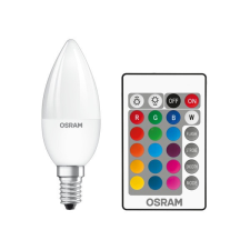 Ledvance Osram Star+ RGBW/matt búra/4,5W/250lm/2700K/E14 távirányítható LED gyertya fényforrás izzó