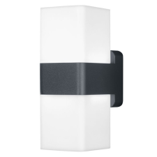Ledvance Smart+ WiFi Wall Cube falra szerelhető okos lámpa sötét szürke, színváltós okos, vezérelhető lámpatest kültéri világítás
