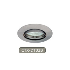 LEDvonal Beépíthető spot lámpatest Luto CTX-DT02B mattkróm izzó
