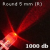 LEDvonal LED Dióda (5 mm - kerek fejű - 25°) Piros (1000 db)