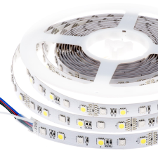 LEDvonal LED szalag , 5050 , 60 led/m , 14,4W/m , RGBWW , 10 mm , WW = meleg fehér világítás